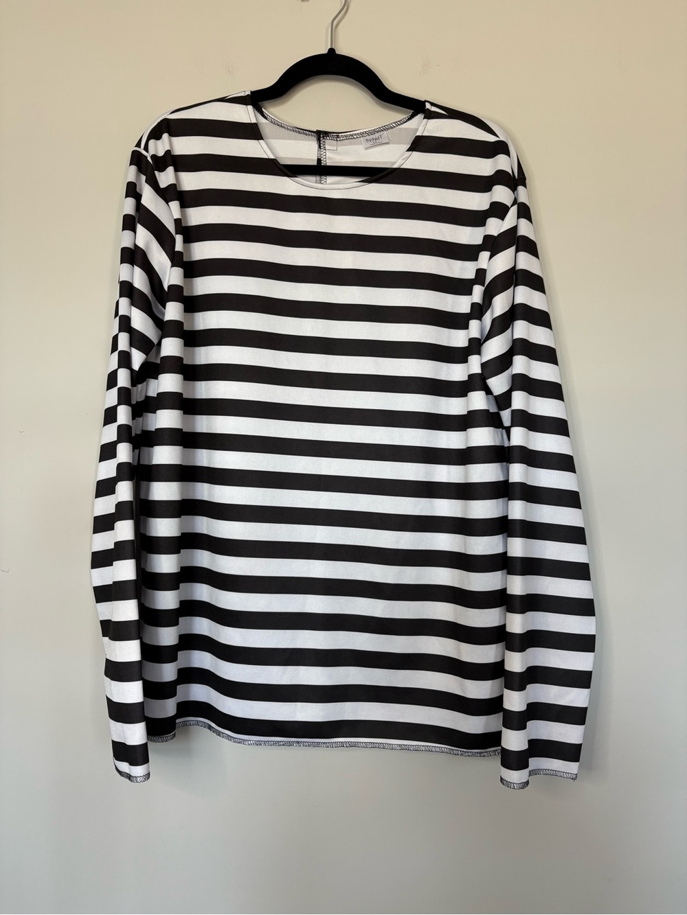 Adult Pugsley Adam’s Family Costume T-Shirt Black & White Stripes Versatile